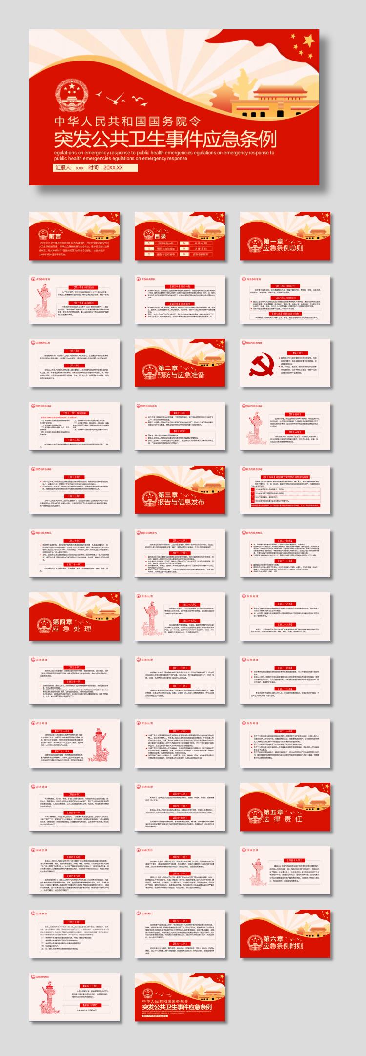 突发公共卫生事件应急条例PPT